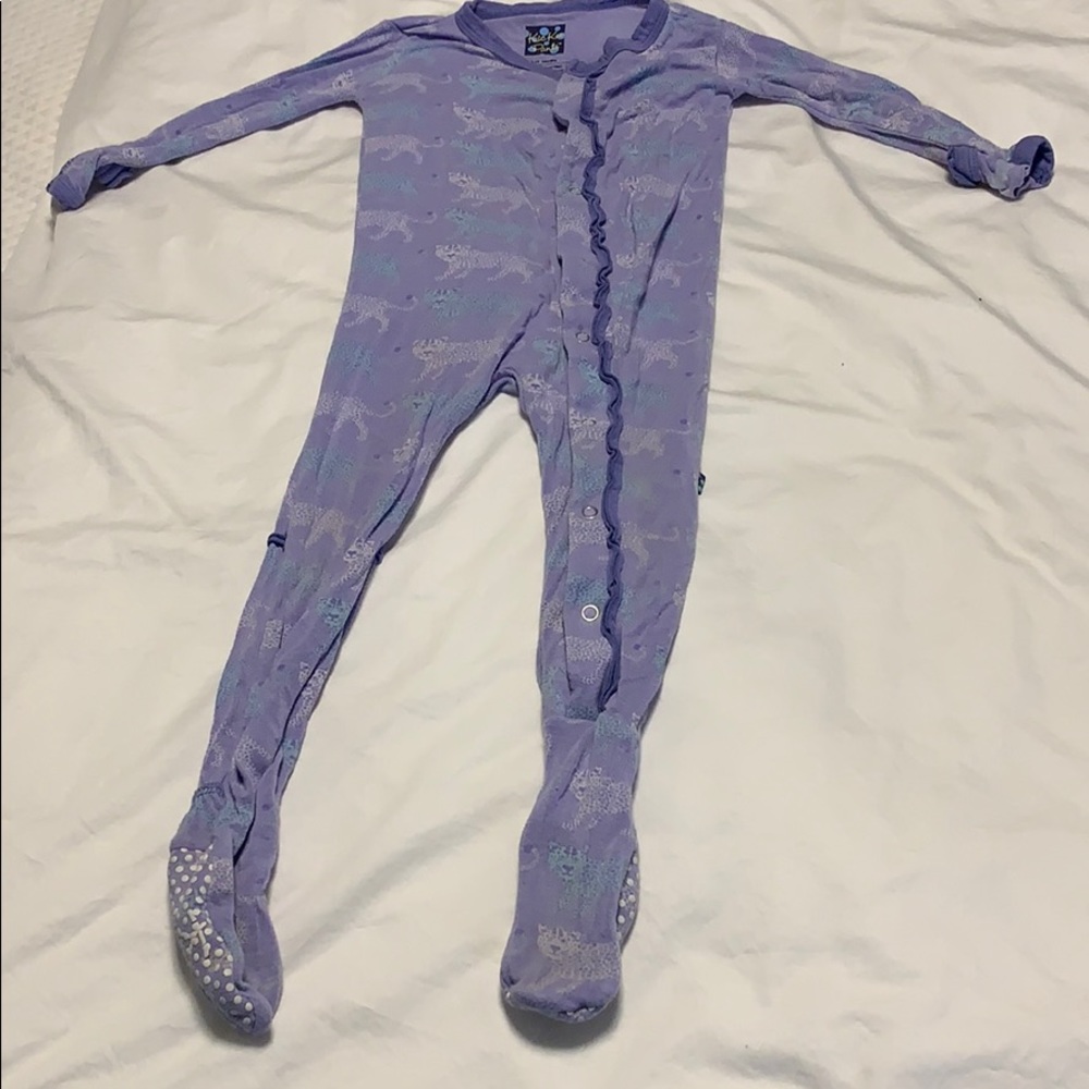 Purple Kickee Pants pjs